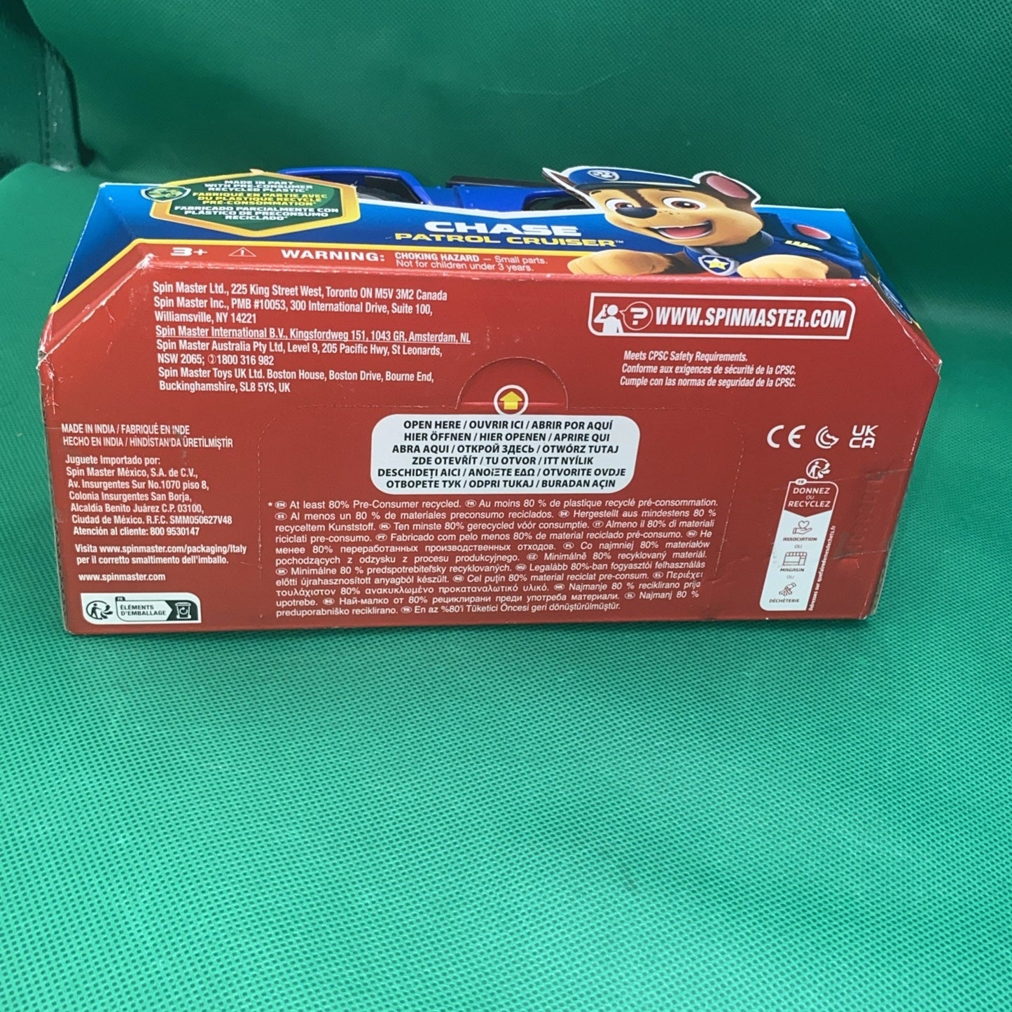 Paw Patrol Chase’s Transforming Police Cruiser Flip-open Megaphone New