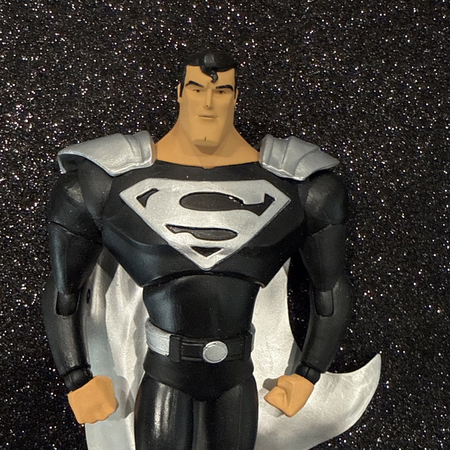 Superman Animated - Superman Black Suit 7" Figure - McFarlane Toys