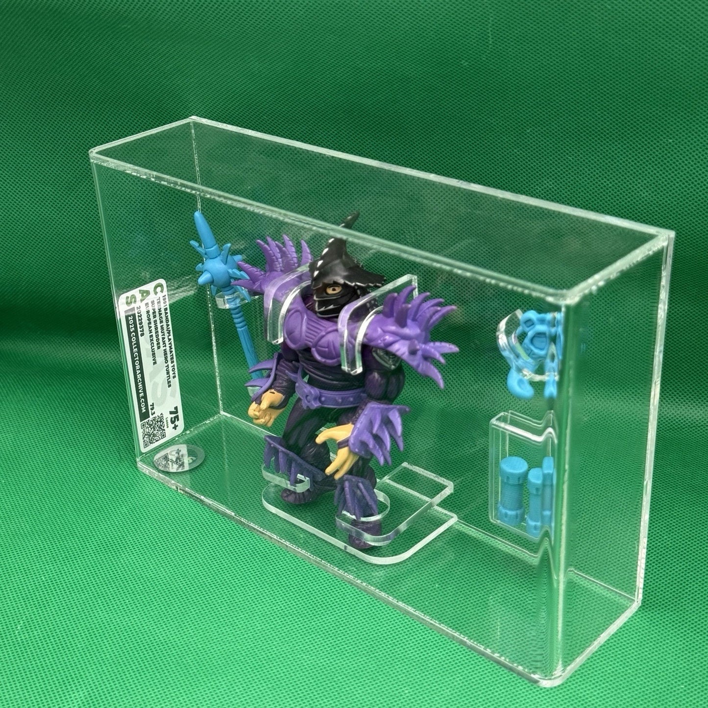 1991 Playmates Super Shredder European Exclusive CAS 75+ Shy Of 80