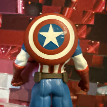 Marvel Disney Store Collectible Captain America Cake Topper PVC Figurine