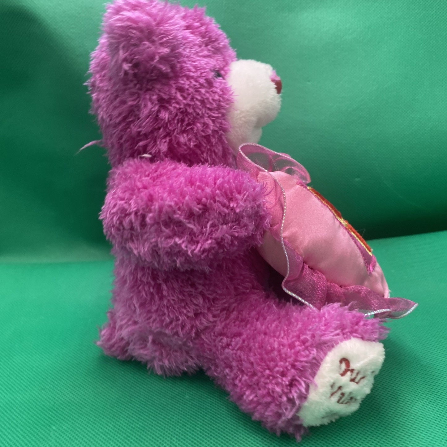 BEAR - Dan Dee 2005 Our First Valentine Bear No Tags Plush Stuffed Animal