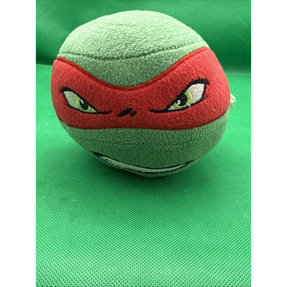 TEENAGE MUTANT NINJA TURTLES RAPHAEL HEAD BALL 5" Plush Stuffed Animal Toy