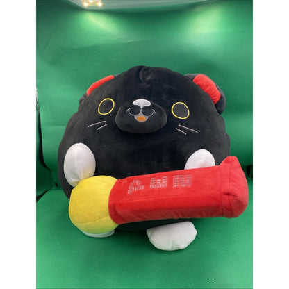 ZURU Snackles “PEZ Candy” LUNA The Black Cat Soft Stuffed Jumbo Toy Sz: 14”
