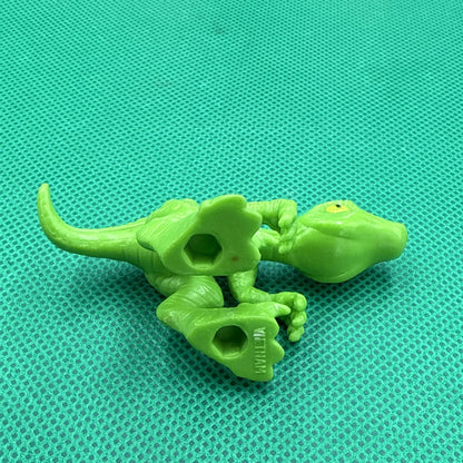 Fisher Price Imaginext Jurassic World Advent Green Velociraptor 2.5" Figure