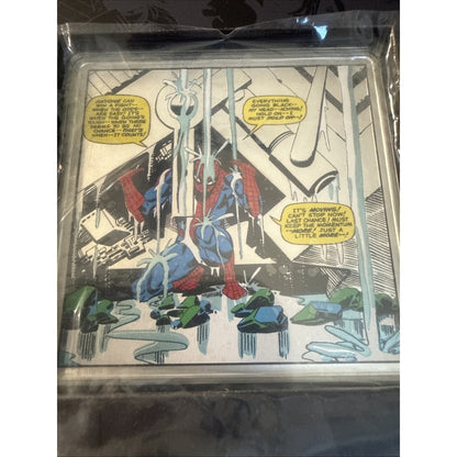 2026 Marvel Spider-Man Finds Strength Silver 1 oz Agoro Art Bar - 1000 Minted!