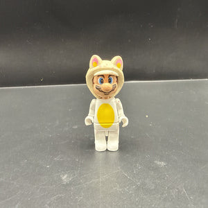 K'NEX Super Mario 3D Land White Tanooki Mario Figure - Loose Invincibility Leaf