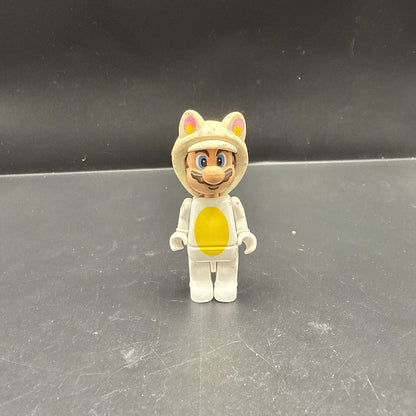 K'NEX Super Mario 3D Land White Tanooki Mario Figure - Loose Invincibility Leaf
