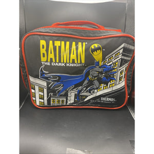 Vintage Batman The Dark Knight Lunch Box 1991 Thermos Soft Collectible