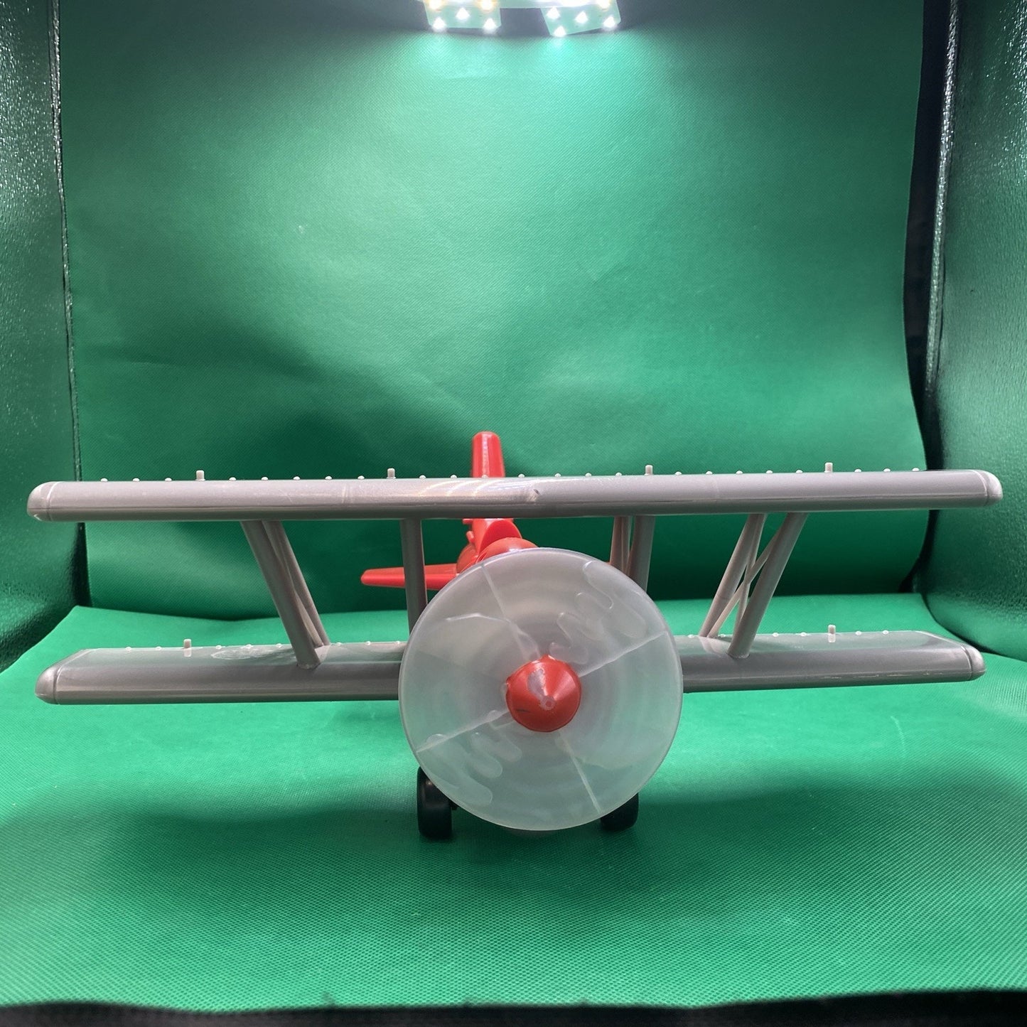 Sonic The Hedgehog Biplane Light Up Engine Flame Propeller -Toy Needs Batteries