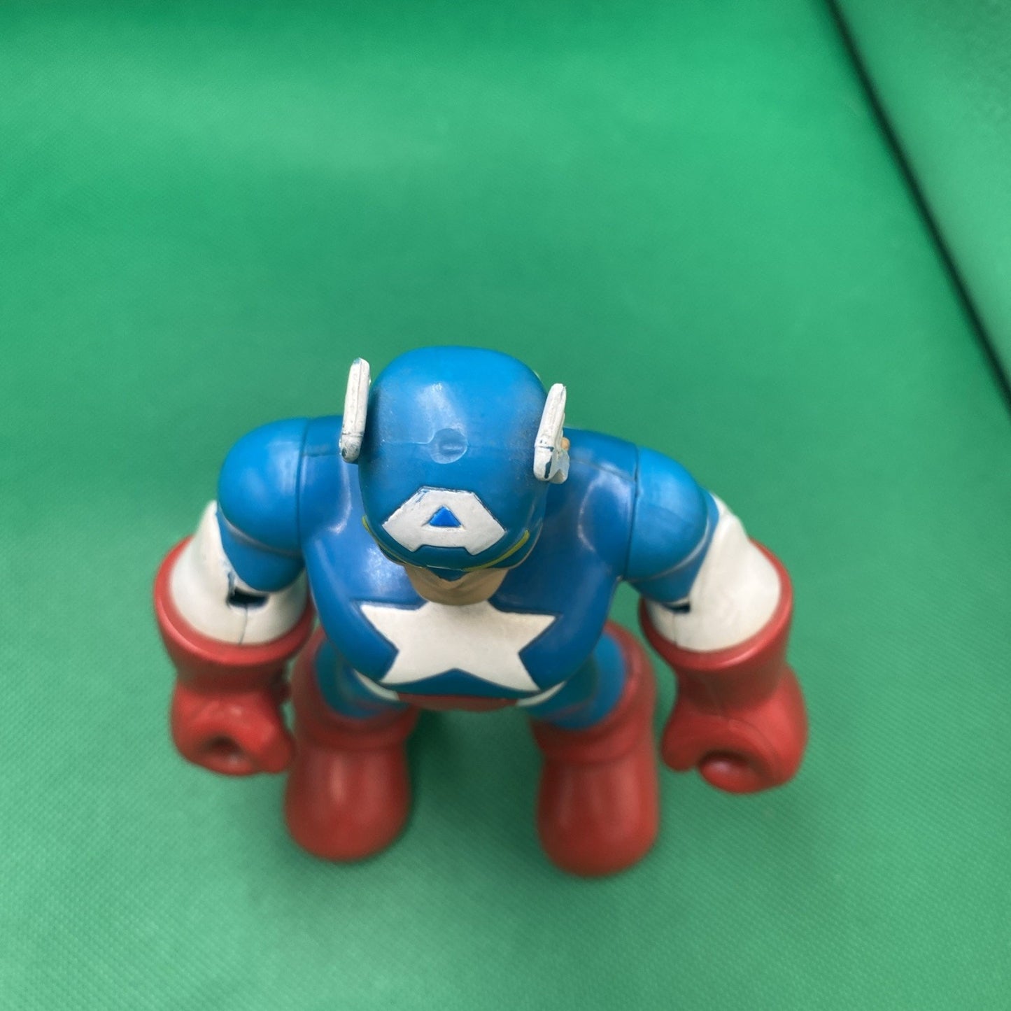 Spiderman & Friends - Air Rescue Captain America Propeller Figure 2002 Playwell
