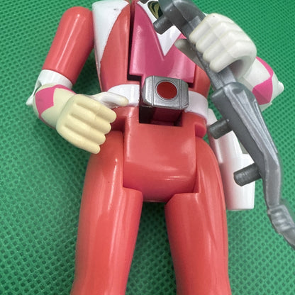 1993 Bandai Pink Auto Morphin Kimberly Flip Head Power Ranger 5.5” Figure
