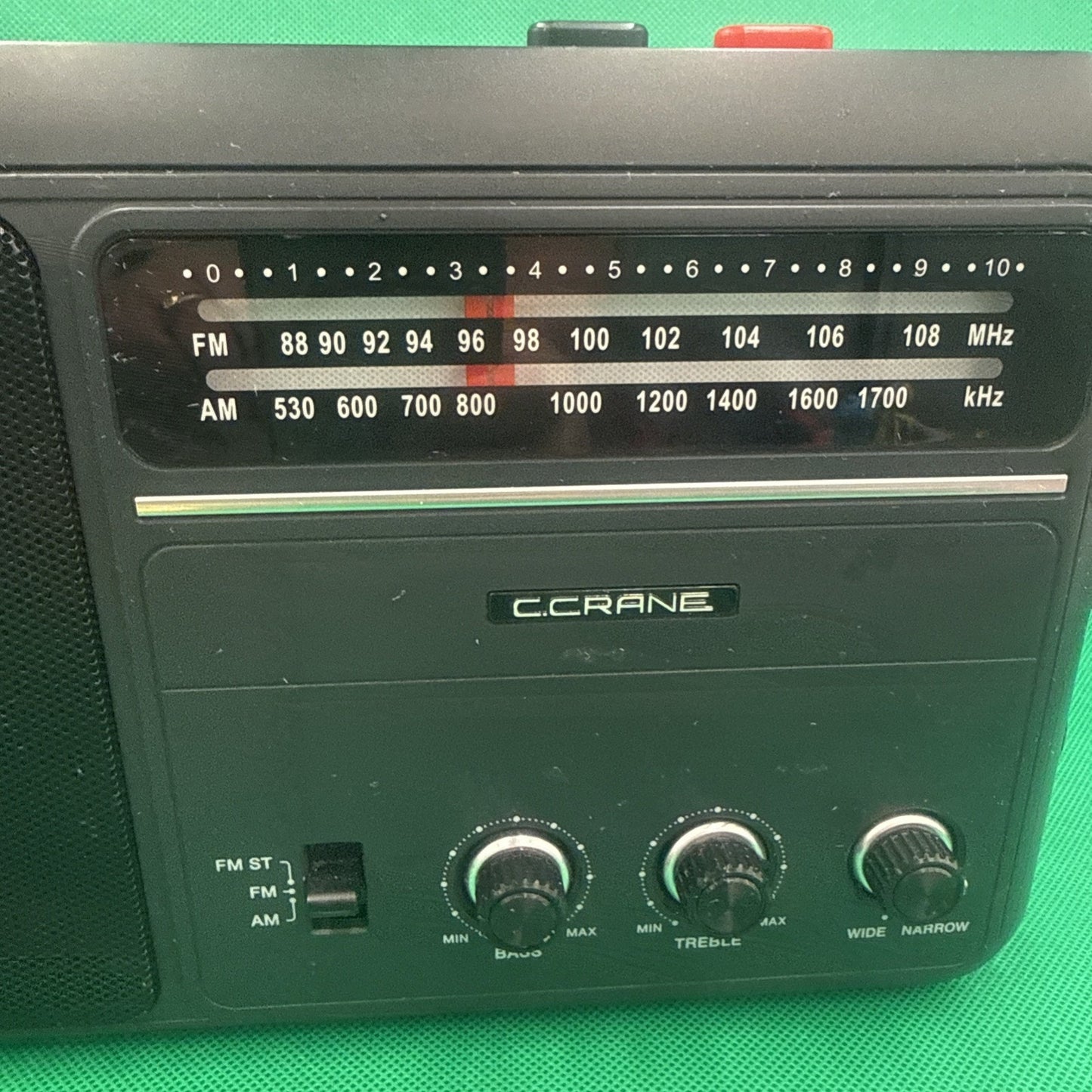 C.Crane Portable Radio EP Long Range AM FM Tested w/Power Cord Nice