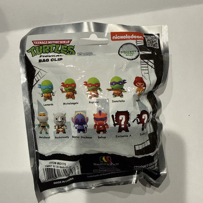 TMNT TEENAGE MUTANT NINJA TURTLES SERIES 2 FIGURAL BAG CLIP FIGURE BLIND BAG
