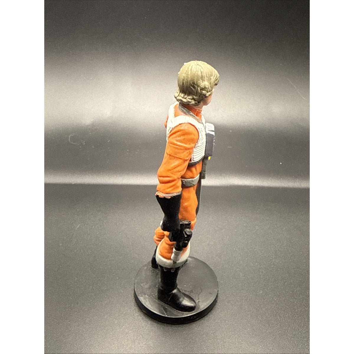 Star Wars Luke Skywalker Pilot loose Disney 4'' action figure on stand