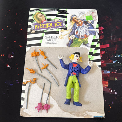 beetlejuice action figure shish kebab kenner 1989 kenner collectible Damaged