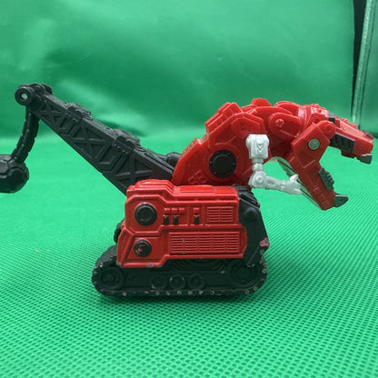 Mattel Dinotrux Ty Rux Figure Red Black T Rex Truck Diecast Toy 5" 2015