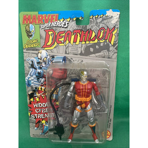Marvel Super Heroes (1992) DEATHLOK 5" Action Figure w/Accessories! #4834