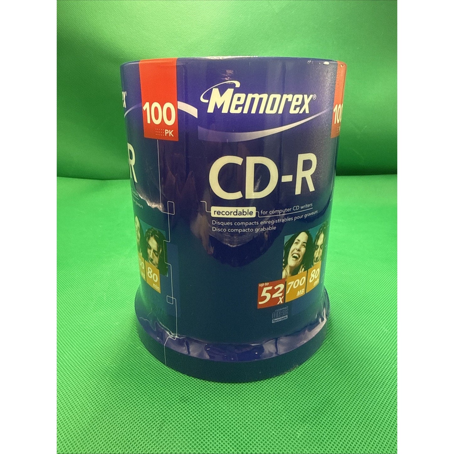 NEW - Memorex CD-R 700MB 100 Pack - 52x Sealed Discs Audio