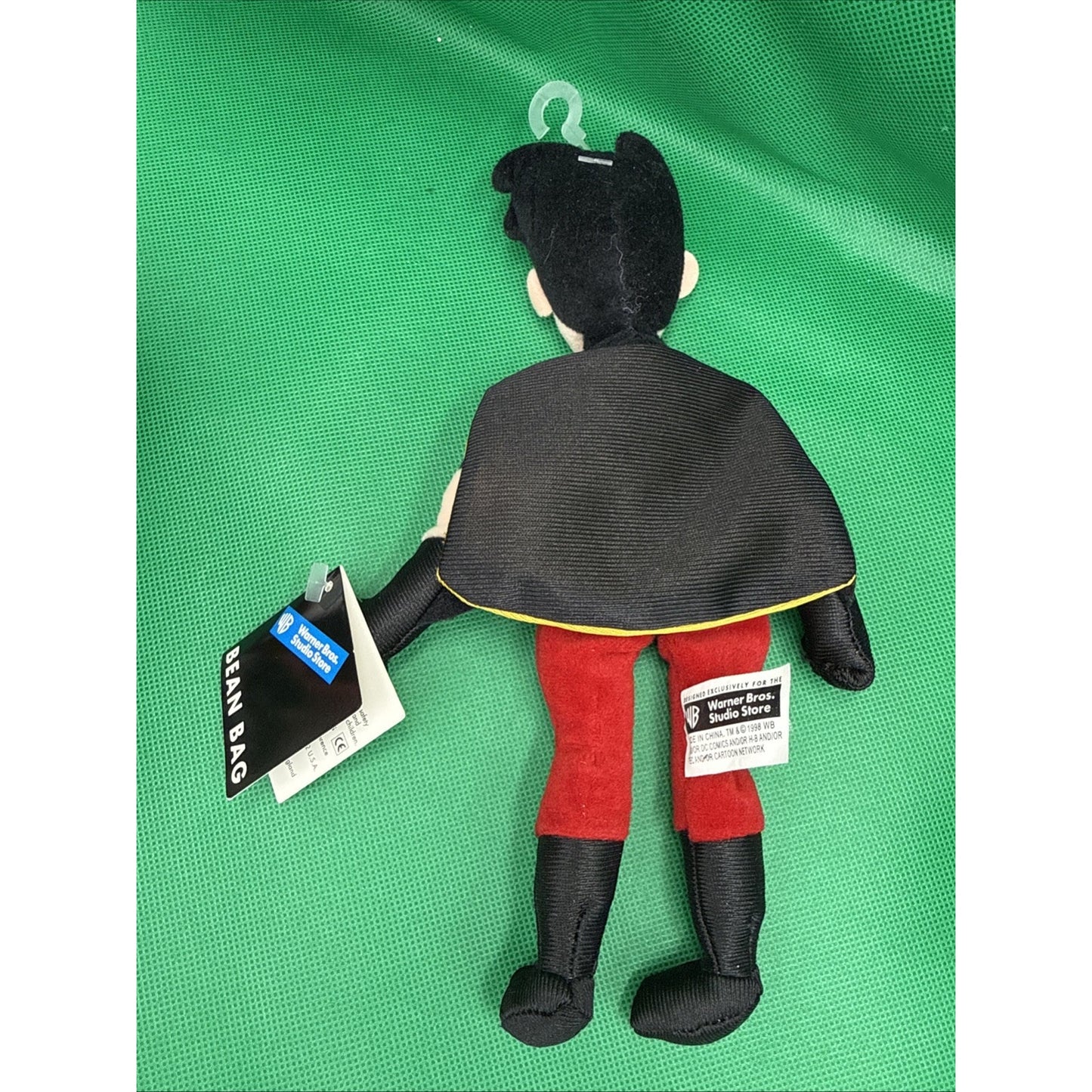 1998 Warner Bros. Studio Store DC Comics Robin Bean Bag Plush NWT