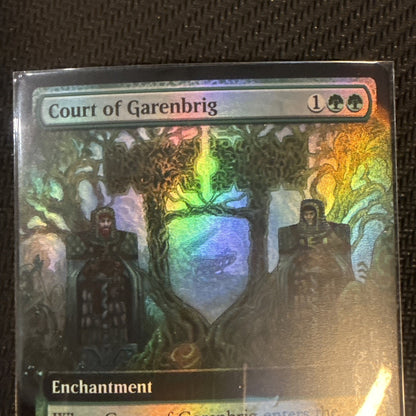 1x Court of Garenbrig FOIL (Extended) - NM - Commander: Wilds of Eldraine - 33