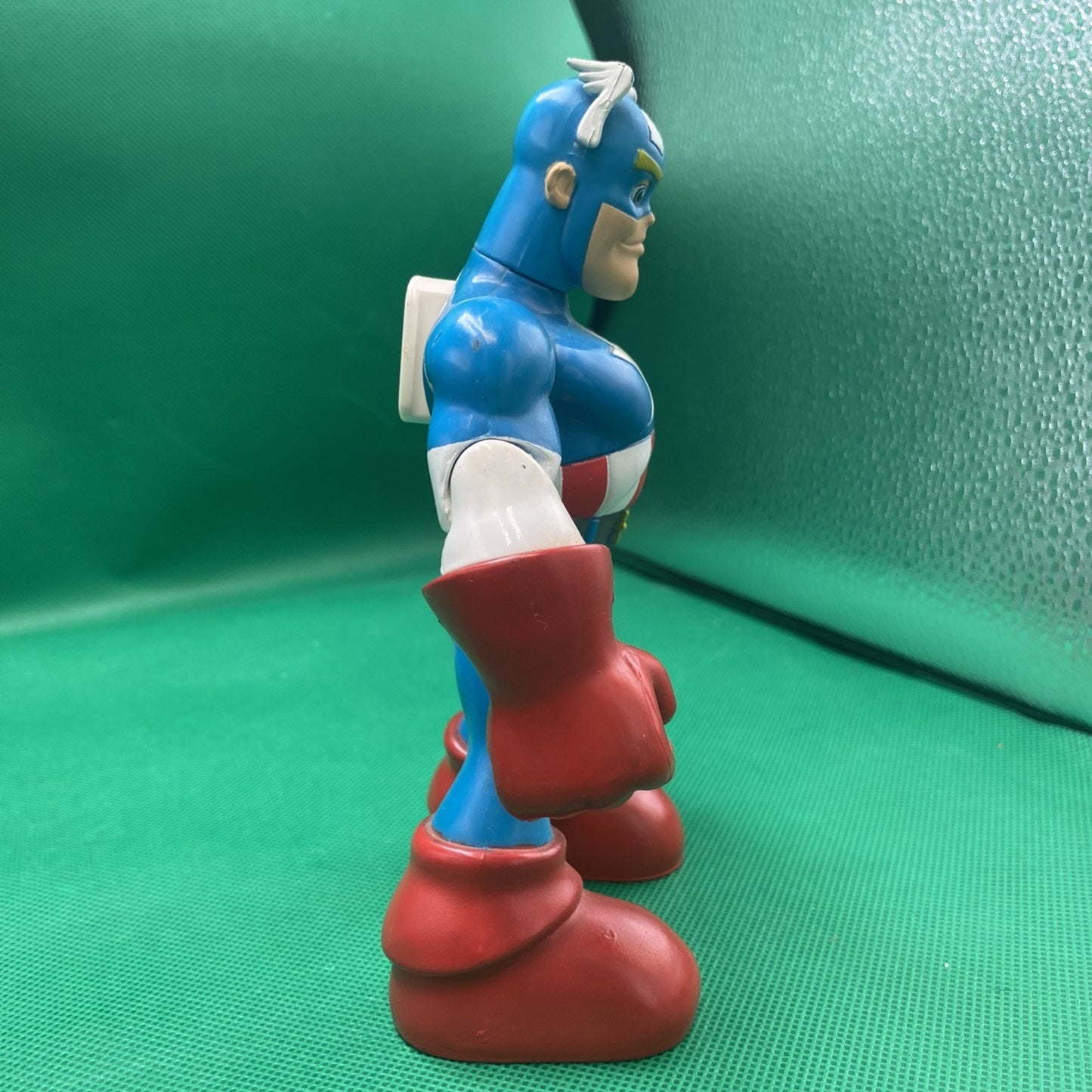 Spiderman & Friends - Air Rescue Captain America Propeller Figure 2002 Playwell