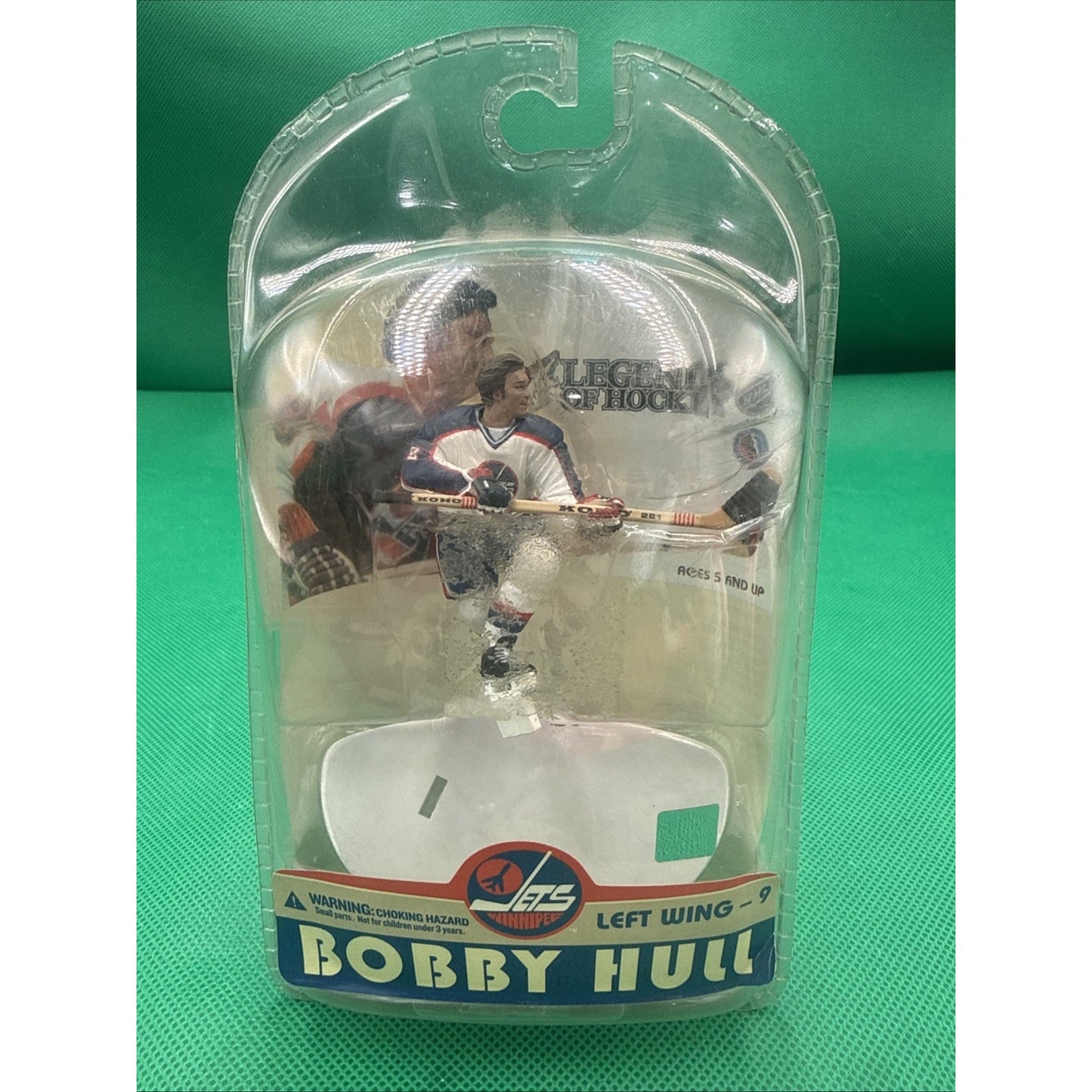 Bobby Hull Winnipeg Jets McFarlane Legends of Hockey 3" Figure NHL SGA NIP