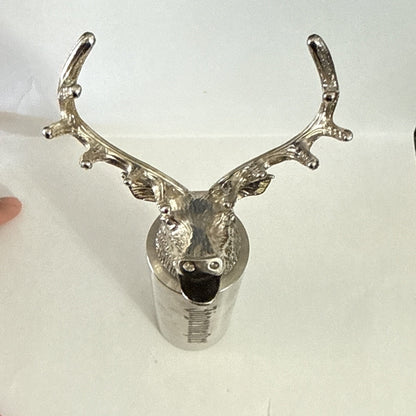 Jagermeister Stainless Steel Neck Extender with Stag Head Pourer