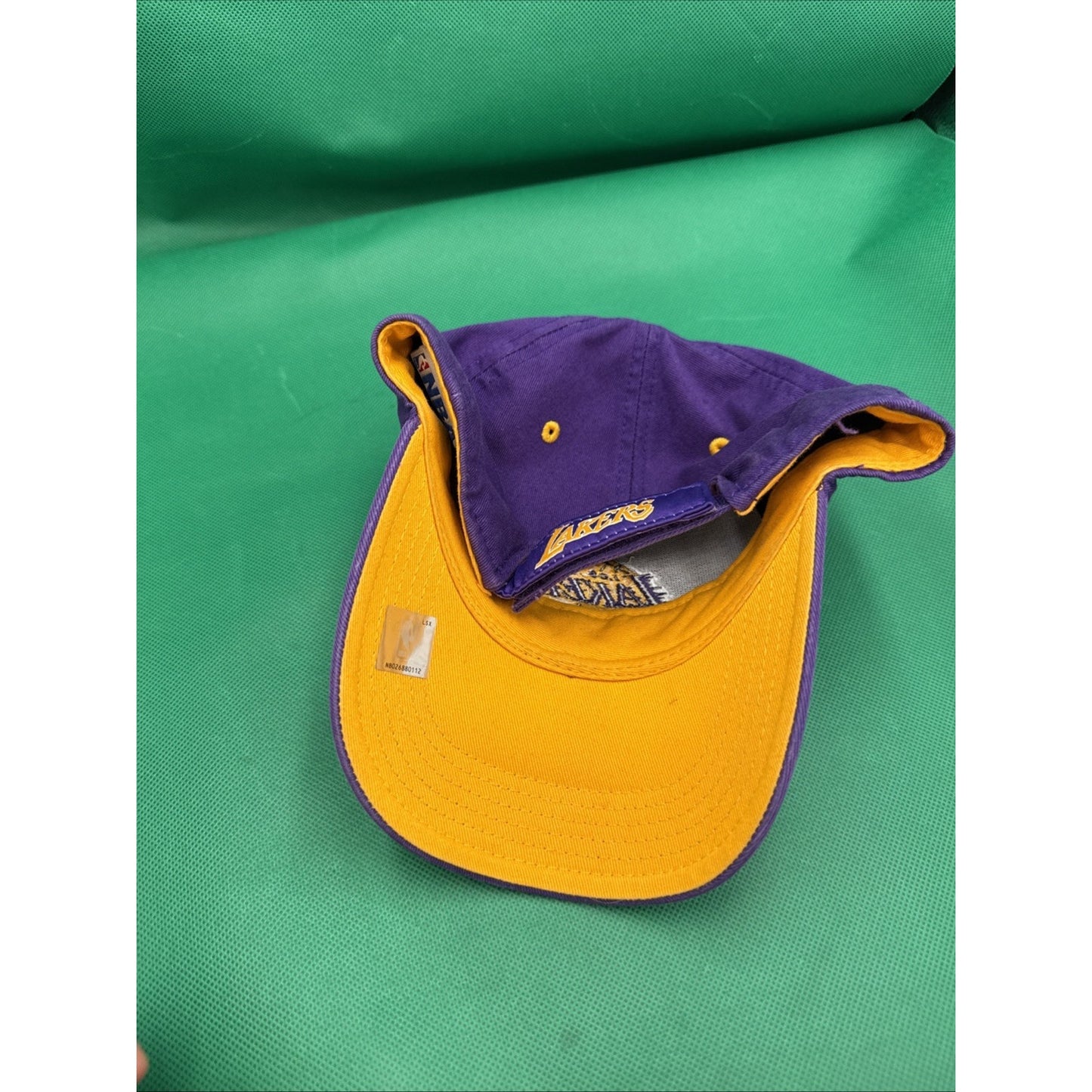 Los Angeles Lakers Youth Hat Cap Purple And Yellow, Adjustable NBA Basketball
