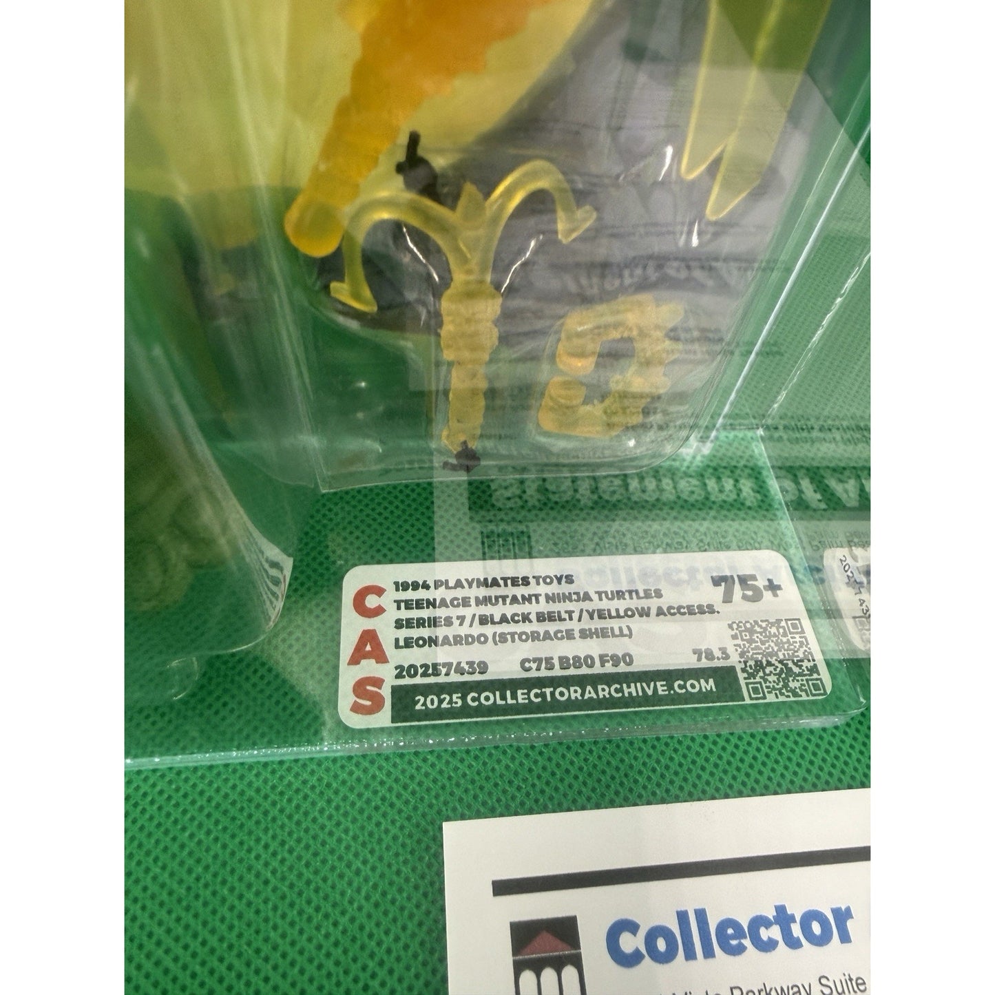 CAS 78.4 Teenage Mutant Ninja Turtles BLACK BELT Storage Shell Leonardo 1994