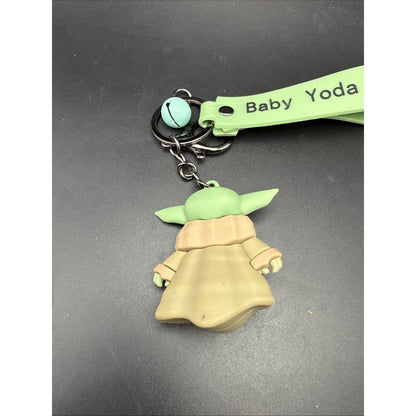 Grogu Keychain Mandalorian Baby Yoda Star Wars Action Figure 6 cm Used