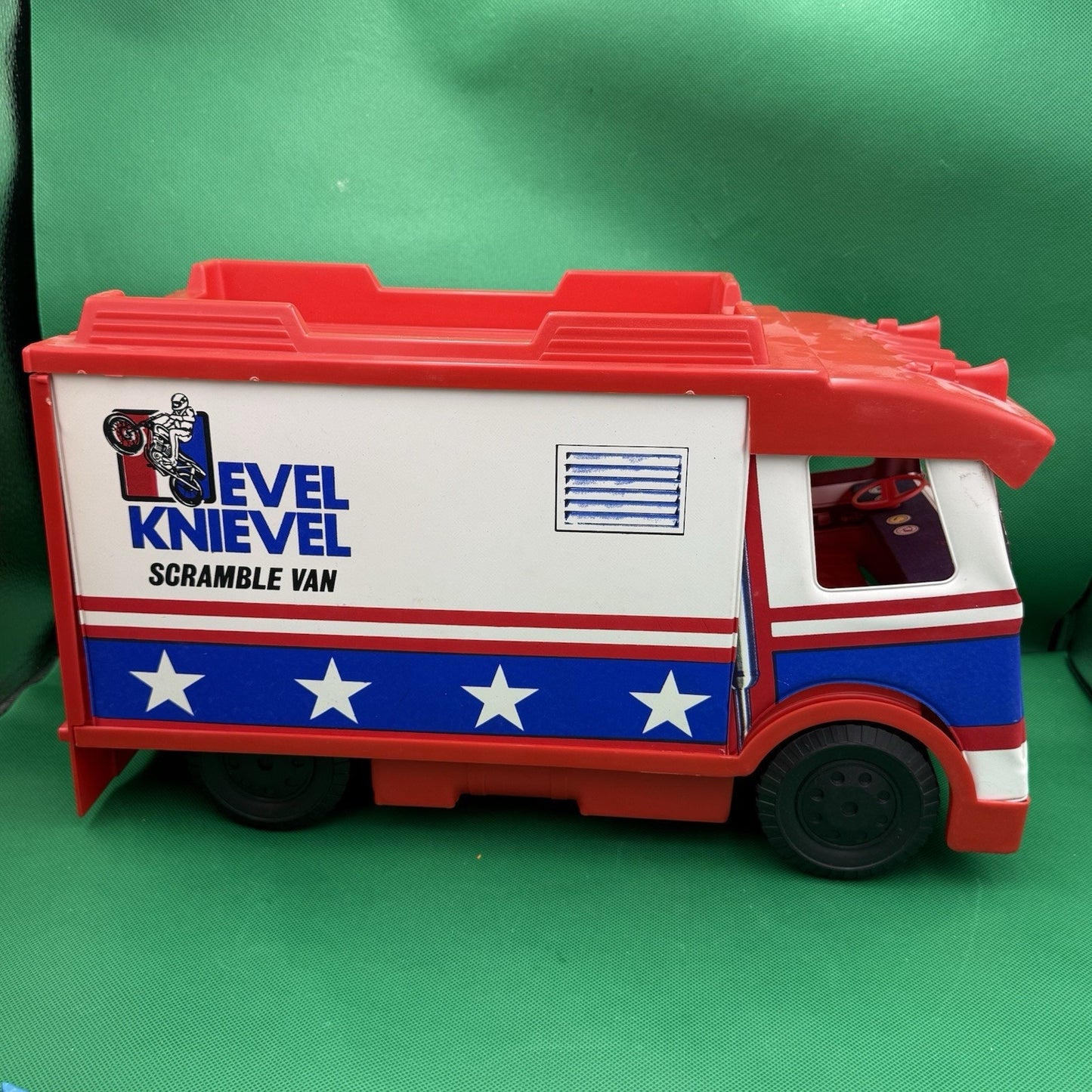 Original Evil Kenevil Scramble Van Ideal Toy Corp. 1973 With Open Box