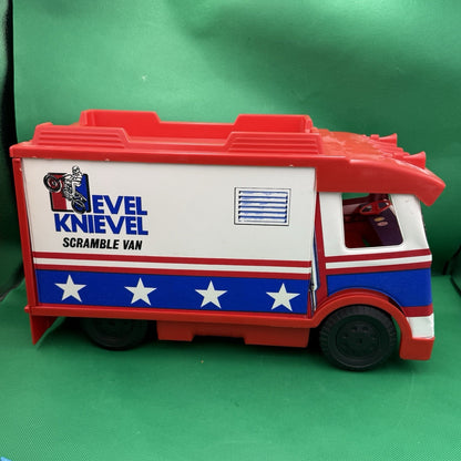 Original Evil Kenevil Scramble Van Ideal Toy Corp. 1973 With Open Box