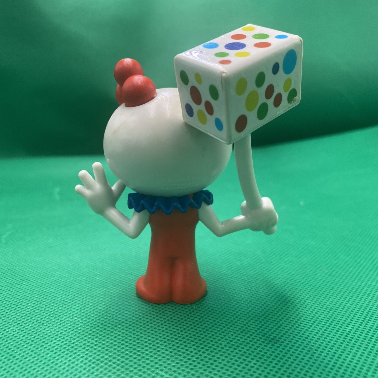 CLOWNY 3” ACTION FIGURE VINYL TOY W/COLOR MALLET HAMMER