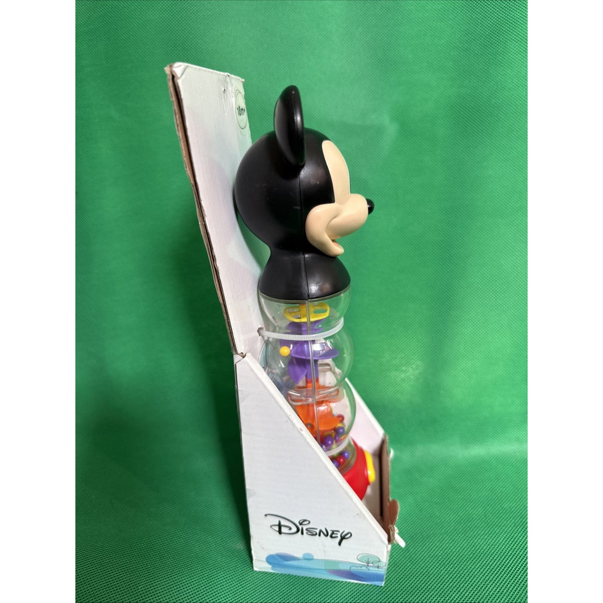 Disney Mickey Rainmaker Toy Lights Up For Infants 18m New in Box