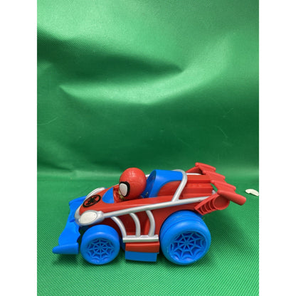 Spidey and His Amazing Friends Webbed Wheelies Pull Back Car Marvel Spider-Man