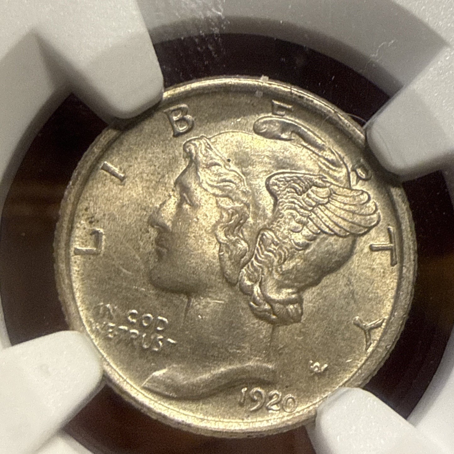 1920 MERCURY DIME NGC CERTIFIED MS 63 FB FULL BANDS - Bullion Plus