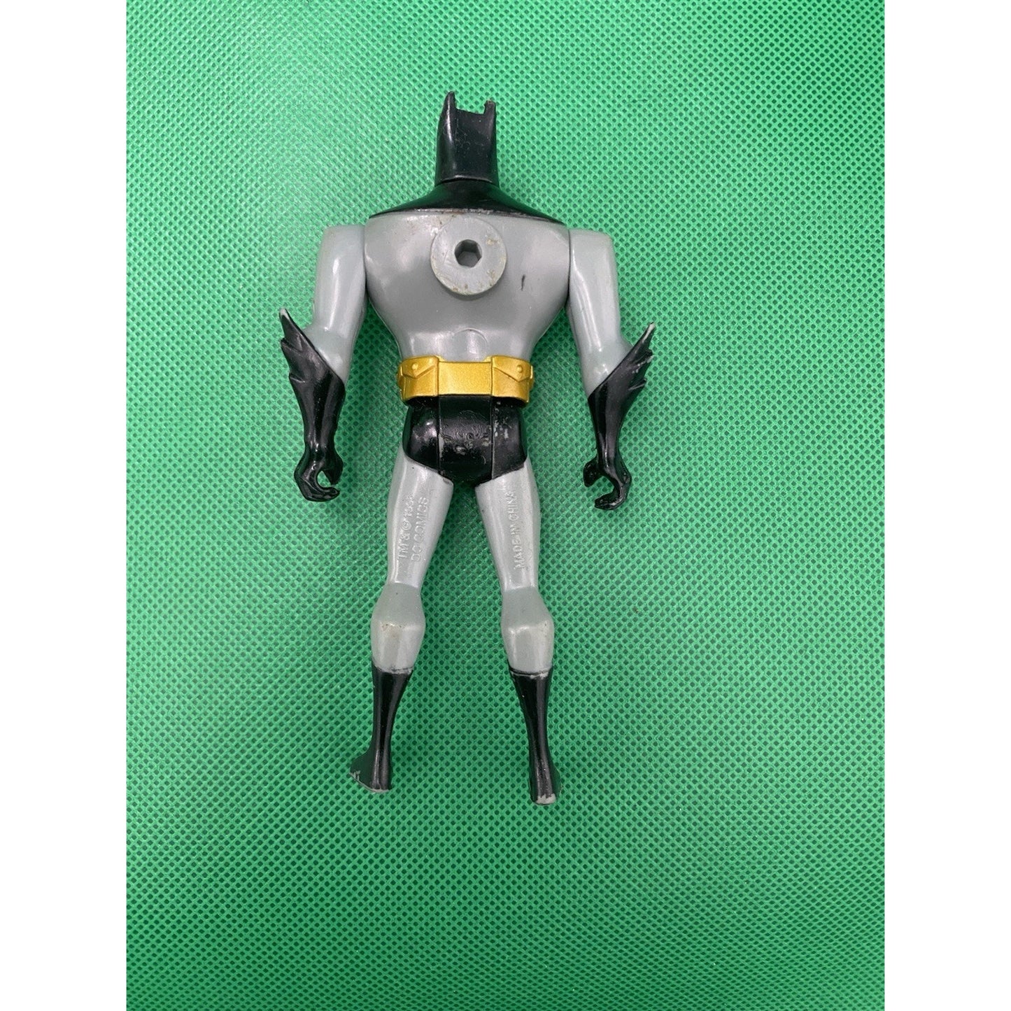 Batman 1998 The Animated Series Batman Gray Black Mattel Figure No Cape
