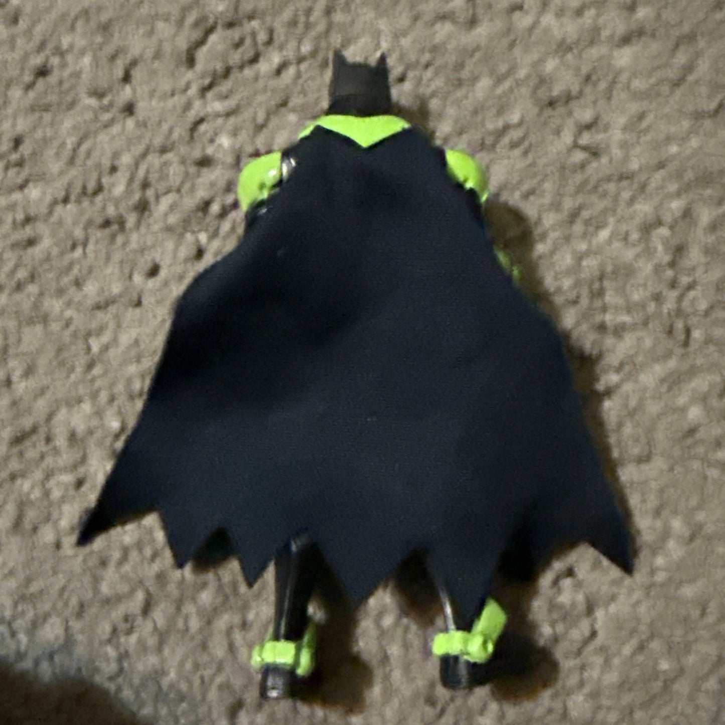 2005 Batman Animated Series Neon Green & Black Figurine Toy Action Figure