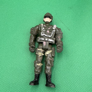 Action Figure 3.75" ARMY Camo Man Moveable Hole gripping Hands Unknown