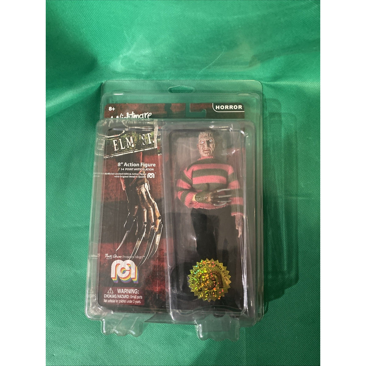 Marty Abrams Presents Mego - "A Night on Elm Street" 8" Figure. NEW!!
