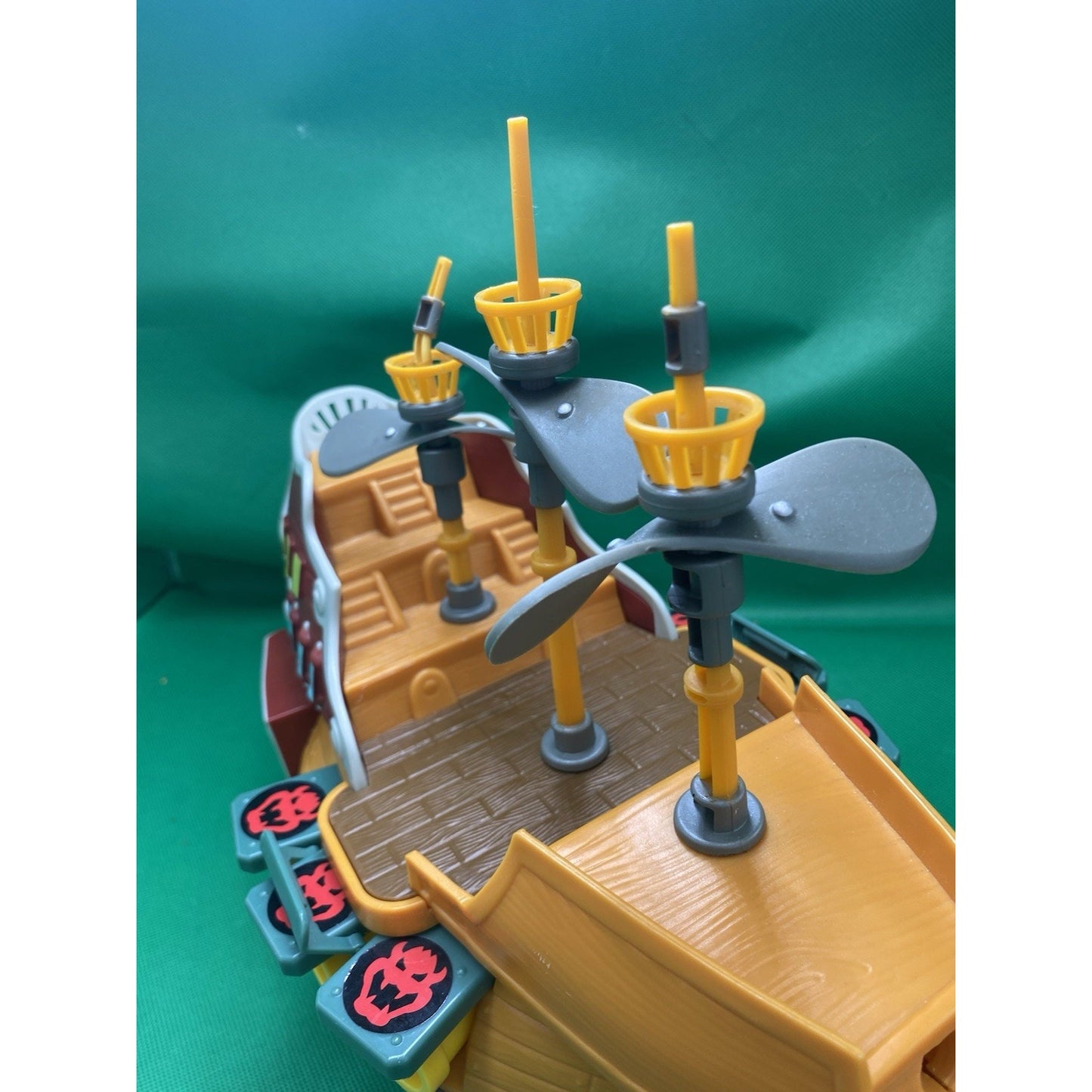 Jakks Super Mario Bros. Bowser’s Deluxe Airship Playset Toy Ship -missing parts