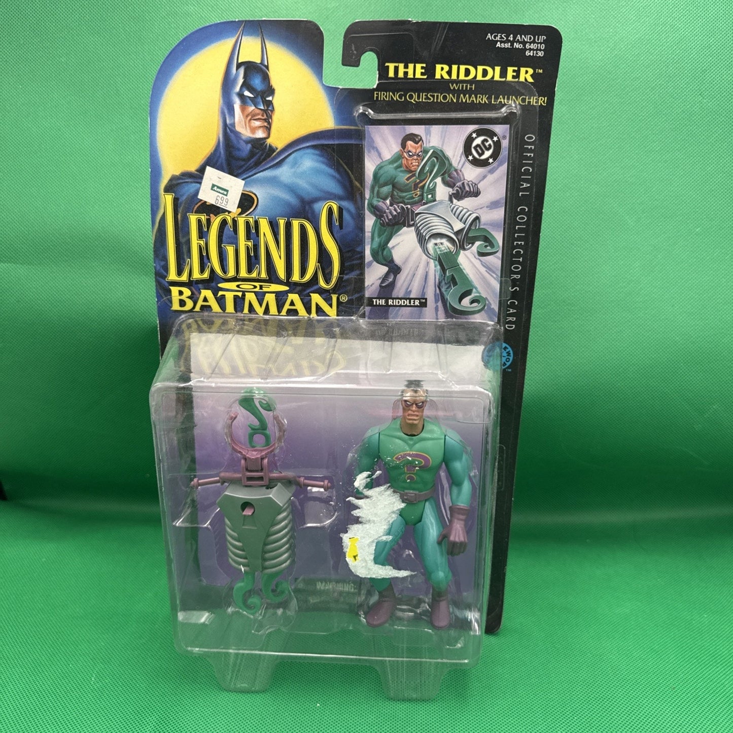Legends of Batman THE RIDDLER 1995 Action Figure Kenner New Sealed