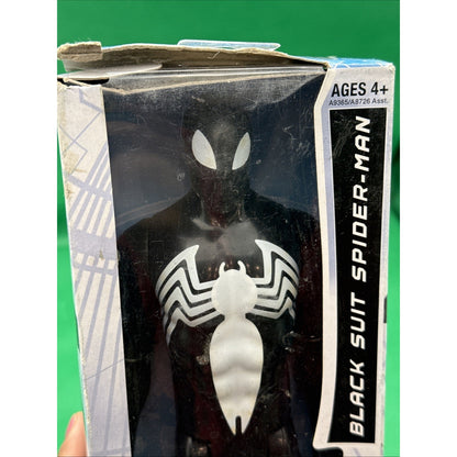 Marvel's Ultimate Spider-Man Hasbro Titan Hero Series Black Suit Figure 12" New