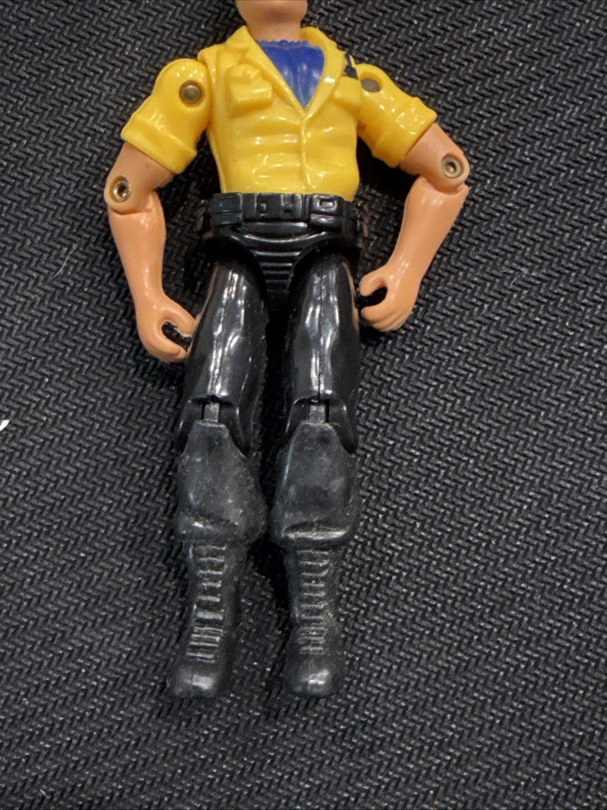 Adventure Wheels Outdoor Adventure Action Figure man Yellow Shirt Vintage - toyscardscomics