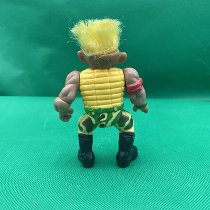 Vintage 1993 Stone Protectors Troll Angus The Soldier Action Figure 5"