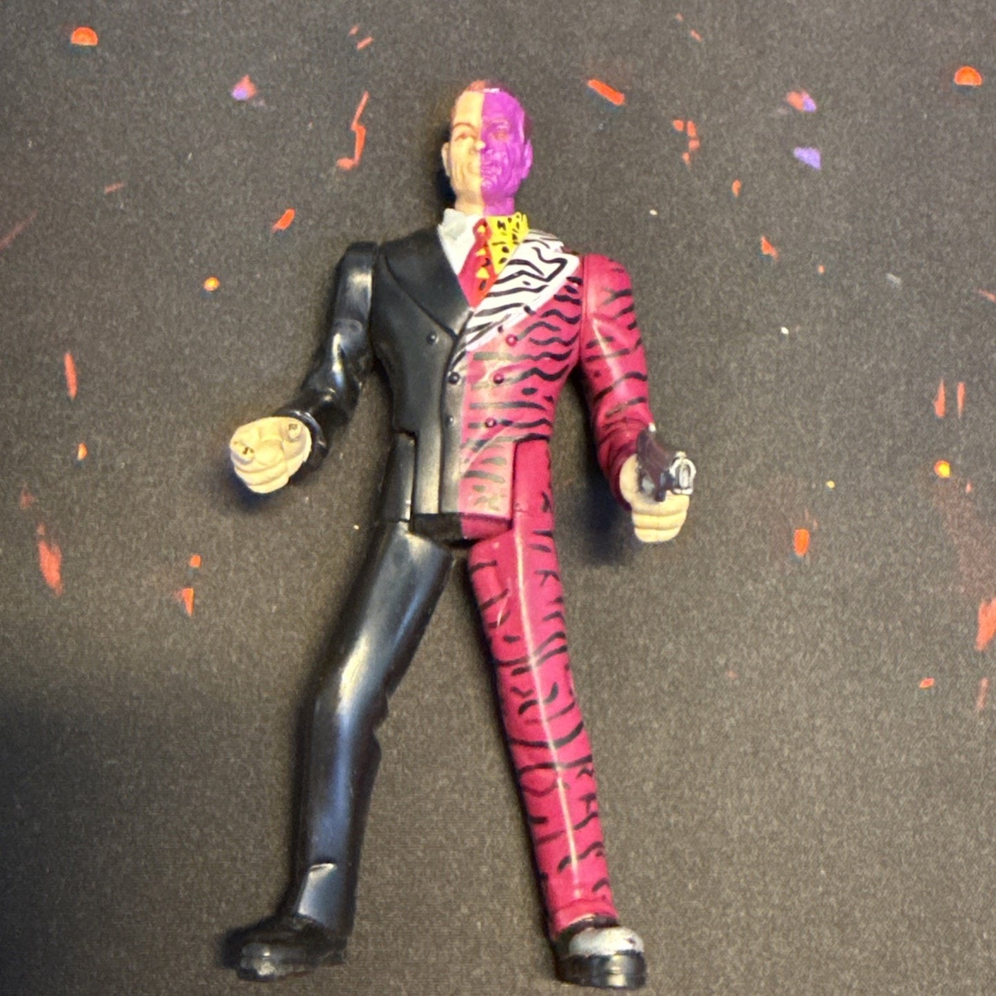 Kenner Batman Forever Two-Face Action Figure Toy Dc Comics 1995 Two Face Loose