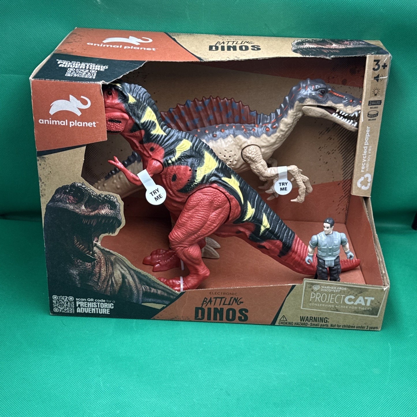 Animal Planet Battling Dinos Action Figure 3-Pack [Lights & Sound]