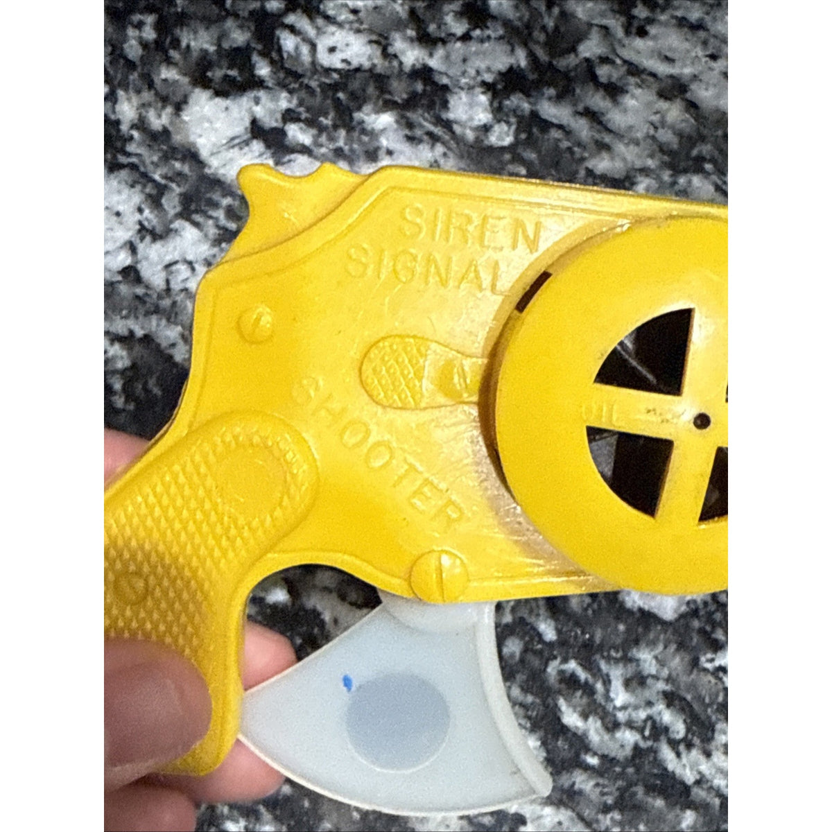 Vintage Marx Siren Signal Shooter Pistol Toy USA Makes Noise When Trigger Pulled