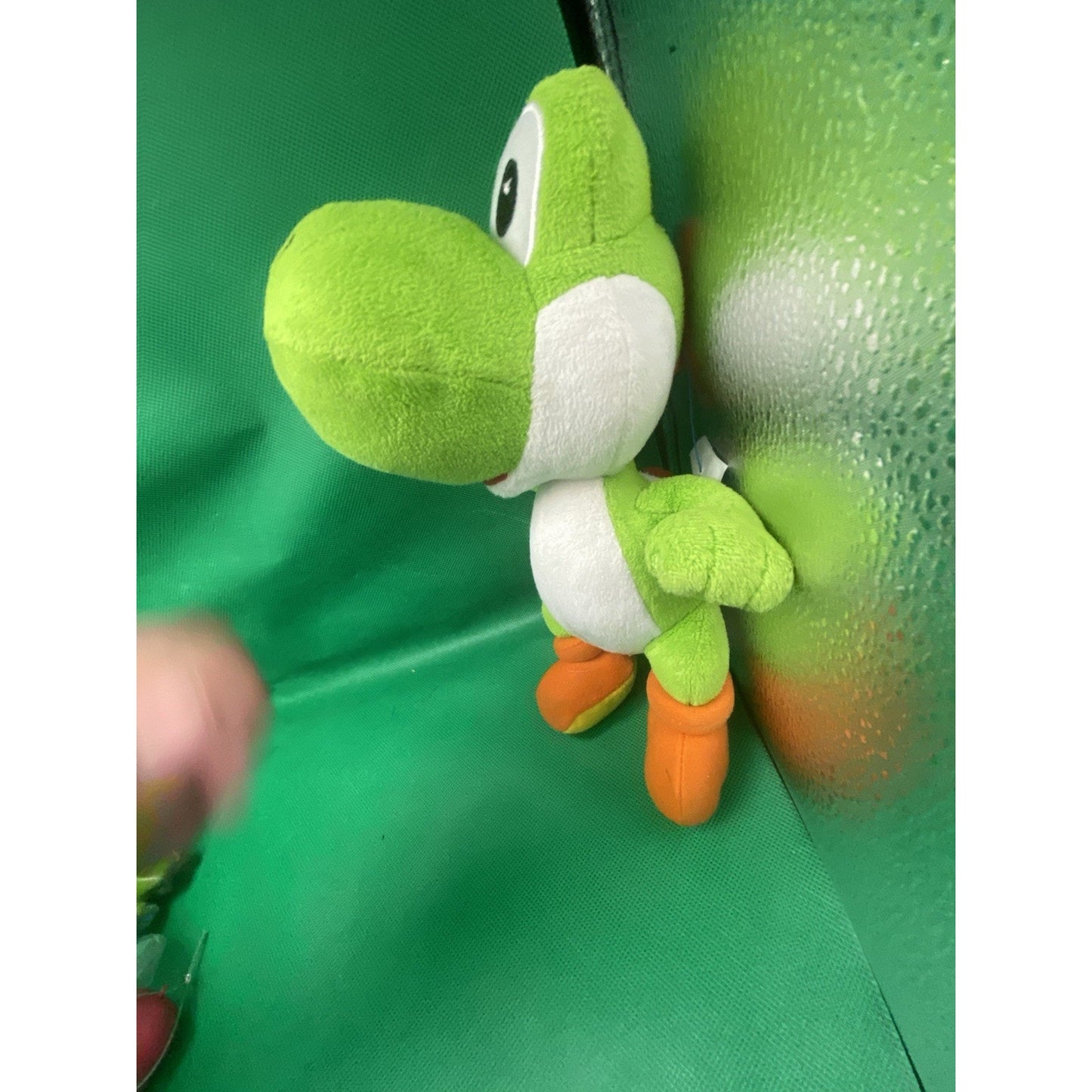 Nintendo Super Mario Bros Green Yoshi Stuffed Animal Plush 10”
