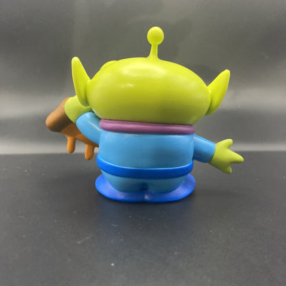 Disney/pixar Toy Story 3 Three Eyed Alien Action Figure Holding Pizza Blind Box.